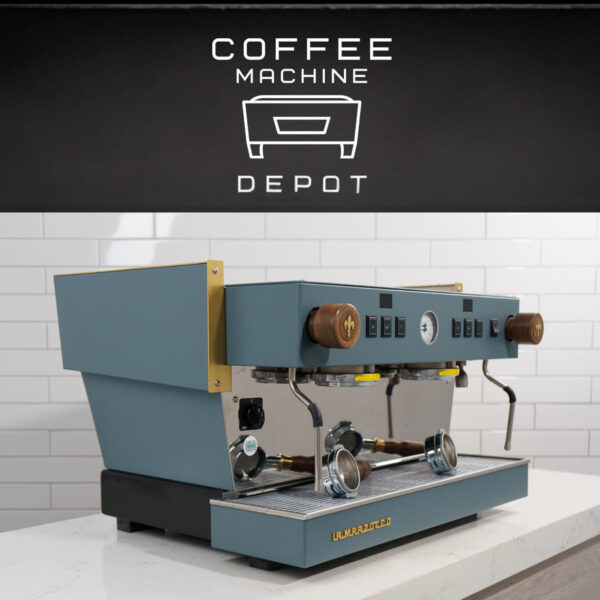 Linea Classic S 2 Group AV Espresso Machine - Custom Grey with Wood