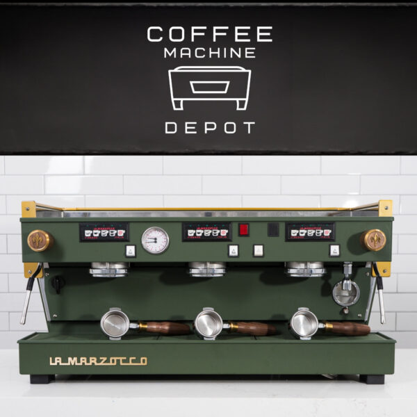La Marzocco - Linea Classic AV 3 Group - Custom Green and Gold - 2015