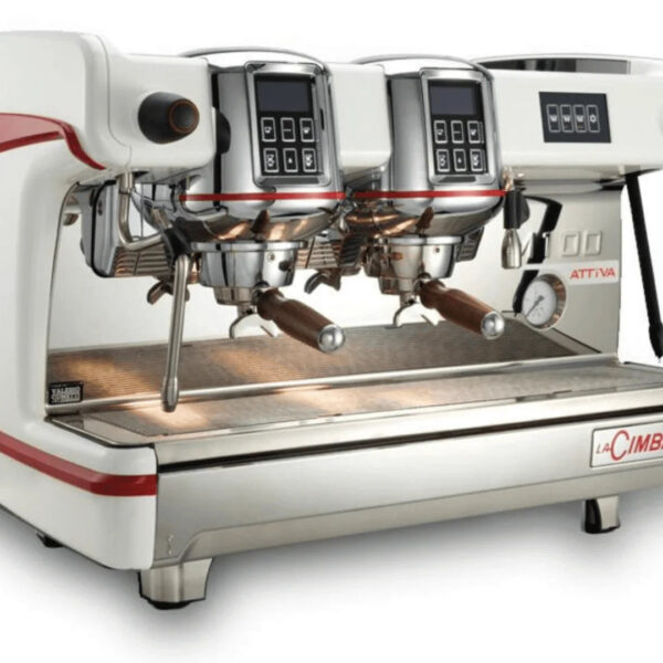 La Cimbali M100RE DT/2 GTi 6P – 2 Group Commercial Espresso Machine (White)